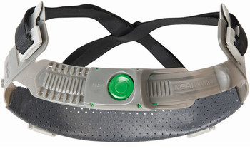 Msa Push-Key Suspension With Sewn In Pvc Sweatband for Safety Helmets Black MSA10162507