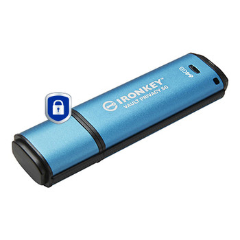 Kingston Technology Ironkey 64Gb Vault Privacy 50 Aes-256 Encrypted Fips 197. Ca IKVP50/64GB