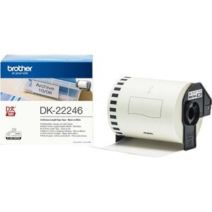 Brother Multipurpose Label 103 Mm Width Permanent Adhesive White 1 Roll DK22246
