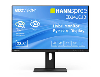 Hannspree Hybri Monitor EB241CJB. Display Diagonal: 60.5 Cm 23.8" Display Resolu EB241CJB