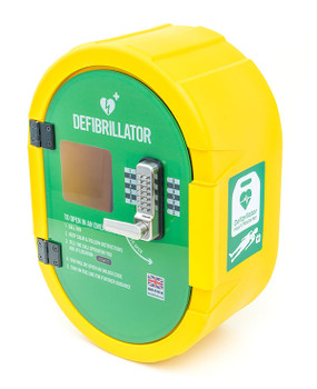 Defibsafe 2 External Cabinet With Code Lock Yellow Size 450X630X320MM CM1238
