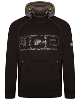 Jcb Workwear Horton Hoodie Black/Grey Size S D-WJ-S