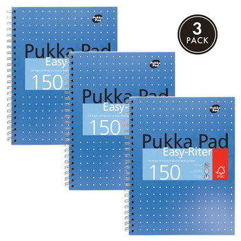 Pka A4 Metallic Easy-Riter Pad FSC Mix Pack of 3 ERM009