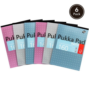 Pka A4 Refill Pad FSC Mix Pack of 6 REF80
