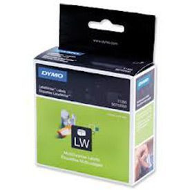 Dymo 11355 19mm x 51mm Multi Purpose Labels Black on White 11355