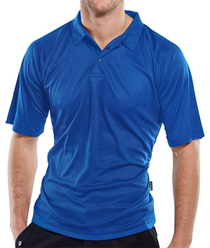 Beeswift B-COOL WICKING POLO SHIRT ROYAL LGE BCPKSRL