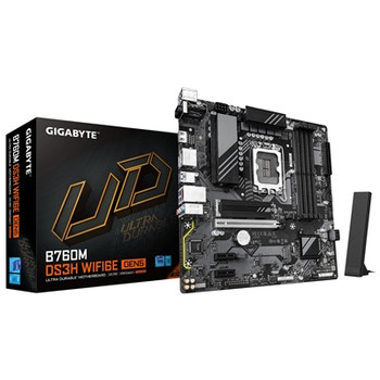 Gigabyte B760M DS3H WIFI6E GEN5 Intel 1700 Socket Motherboard Micro-Atx 4X Ddr5 B760M DS3H WIFI6E GEN5