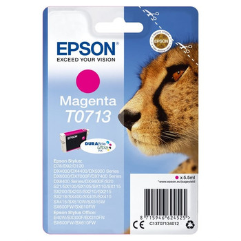 Epson Singlepack Magenta T0713 DURABrite Ultra Ink C13T07134012