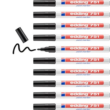 edding 751 Paint marker Yellow Box of 10 EDD751005