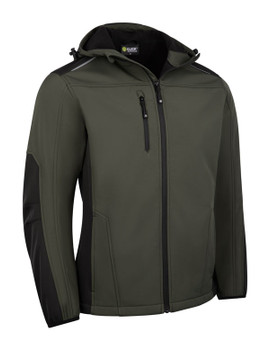 Beeswift Flex Softshell Hooded Jacket Bottle Green Size 2XL SFHDSJBGBL2XL