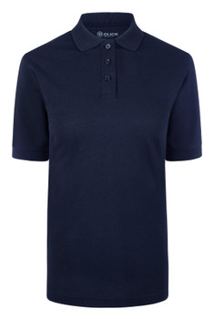 Beeswift Click Workwear Women's Short Sleeve Polo Shirt Navy Blue Size S CWW006NBS