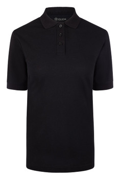 Beeswift Click Workwear Women's Short Sleeve Polo Shirt Black Size XL CWW005BLXL