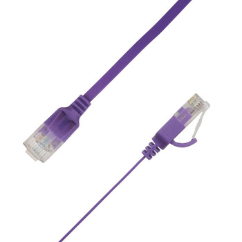 LinkIT UTP-FL6A-00400-PU Flat U/UTP Cat6A Purple 4m UTP-FL6A-00400-PU