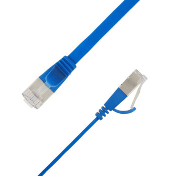 LinkIT STP-FL6A-00300-BL Flat U/FTP Cat6A Blue 3m AWG STP-FL6A-00300-BL