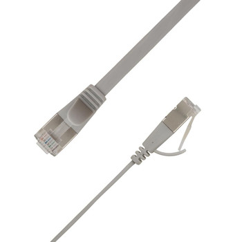 LinkIT STP-FL6A-00150-GY Flat U/FTP Cat6A Grey 1.5m STP-FL6A-00150-GY