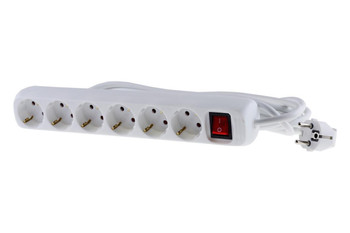 Mercodan 503800009 6-outlet Scho power strip. 503800009