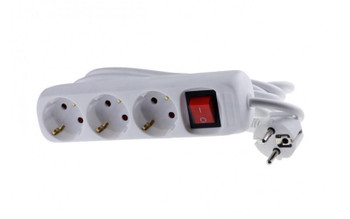 Mercodan 584420013 Scho power strip with 3 584420013