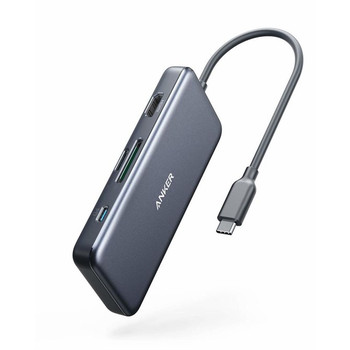 Anker A83460A2 laptop dock/port replicator USB 2.0 Type-C Grey A83460A2