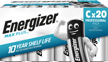 Energizer Max Plus Alkaline C Battery Pack of 20 E301324104