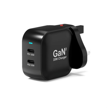 Port Designs PORT Connect 35W GaN2 charger 2 x USB-C 902035PUK