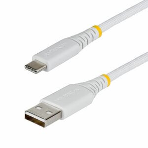 Startech 1M 3Ft Usb-A To Usb-C Fast Charging Cable 15W 3A Braided Nylon/Tpe Jack USB2AC1MBRWH