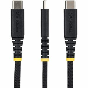 Startech 15Cm 6In Usb-A To Usb-C Fast Charging Cable 15W 3A Braided Nylon/Tpe Ja USB2AC15CMBR