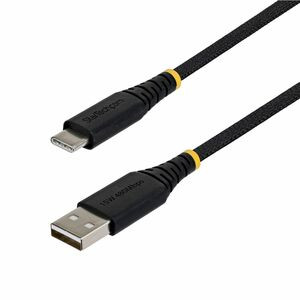 Startech 1M 3Ft Usb-A To Usb-C Fast Charging Cable 15W 3A Braided Nylon/Tpe Jack USB2AC1MBR