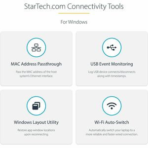 Startech Usb C Multiport Adapter 10Gbps Usb 3.1 Gen 2 Type-C Mini Dock 4K 30Hz H DKT31CHPDL