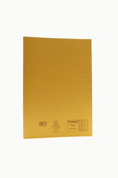 Exacompta Guildhall Square Cut Folder Foolscap Yellow Pack of 100 FS315YLW