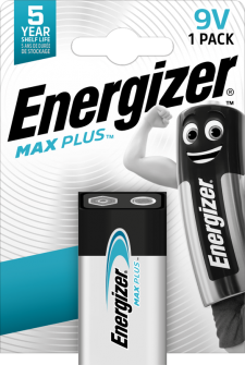 Energizer Max Plus Alkaline 9V Battery E301323305