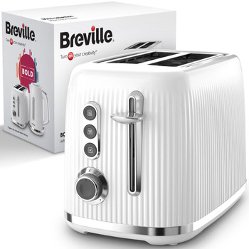 Breville VTR037 Bold 2-Slice Toaster White VTR037