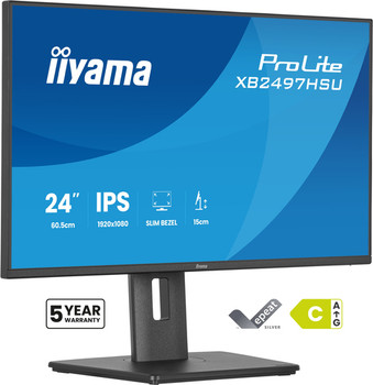 Iiyama Prolite XB2497HSU-B1. Display Diagonal: 60.5 Cm 23.8" Display Resolution: XB2497HSU-B1