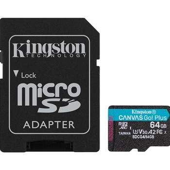 Kingston Canvas Go! Plus SDCG4/256GB 256Gb Micro Sd Card Uhs-1 U3 SDCG4/256GB
