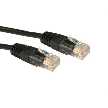 Cables Direct 0.25m Cat5e networking cable U/UTP UTP Black URT-600-HK
