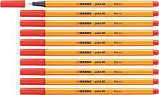 Stabilo point 88 Fineliner Pack of 10 Red POINT8810RED