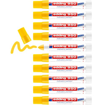 edding 950 Industry painter yellow Box of 10 EDD950005