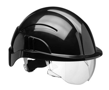Centurion Vision Plus Safety Helmet With Integrated Visor Blue CNS10PLUSEBA