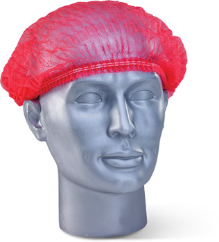 Beeswift Disposable Mob Cap Red DMCR