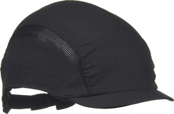 3M Hc24 First Base 3 Classic Micro Peak Safety Baseball Cap Black HC24BLMP