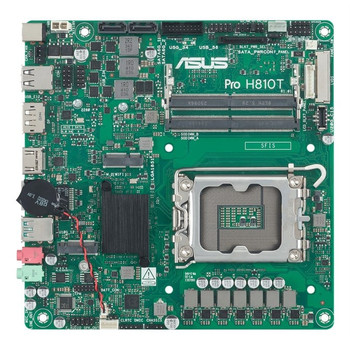 ASUS Pro H810T-CSM Intel H810 LGA 1851 Socket V1 Thin Mini ITX 90MB1LGM-M0EAYC
