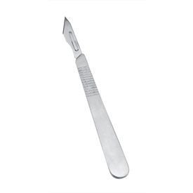 Swordfish Scalpel No.3 metal with 4 Blades Blister SCALPELBLISTER