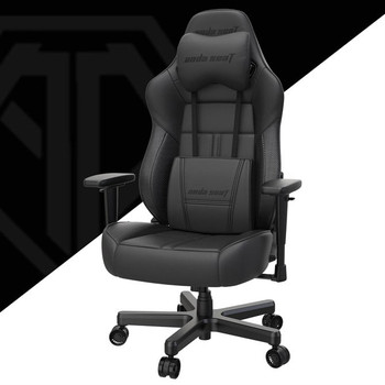 Anda Seat Dark Demon Dragon PC gaming chair Upholstered padded seat Black AD19-03-B-PVC