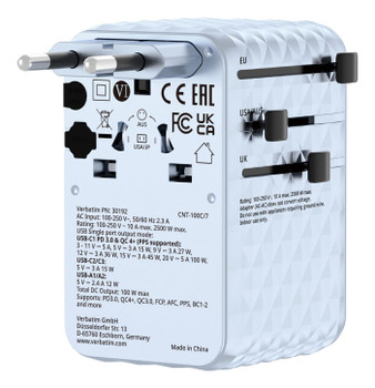 Verbatim 30192 Charge �n� Travel 100W 30192