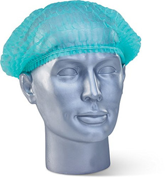 Beeswift Disposable Mob Cap Green DMCG