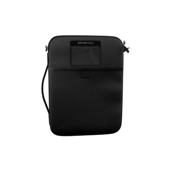 MAXCases Neoprene Sleeve Vertical 11" w/pocket - Shoulder Strap Optional Black MC-NSV-11-BLK