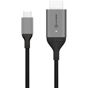 Alogic Ultra 2 M Hdmi/Usb Audio/Video/Data Transfer Cable for Monitor Projector ULCHD02-SGR