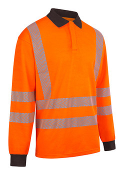 Beeswift Arc Compliant Hi-Vis Polo Shirt Orange Size 4XL CARC161OR4XL