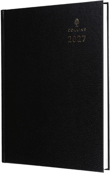 Collins A4 Desk Diary Day Per Page Black 2027 44.99-27 44.99-27