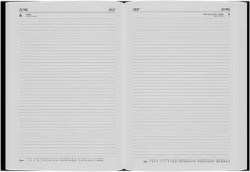 Collins A4 Desk Diary Day Per Page Blue 2027 44.60-27 44.60-27