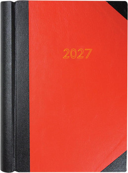 Collins A4 Desk Diary 2 Pages Day Black & Red 2027 42.15-27 42.15-27